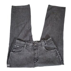 Mecca Jeans Men's 38X33 Black Vintage Y2K Baggy Loose Pocket HipHop Faded Denim